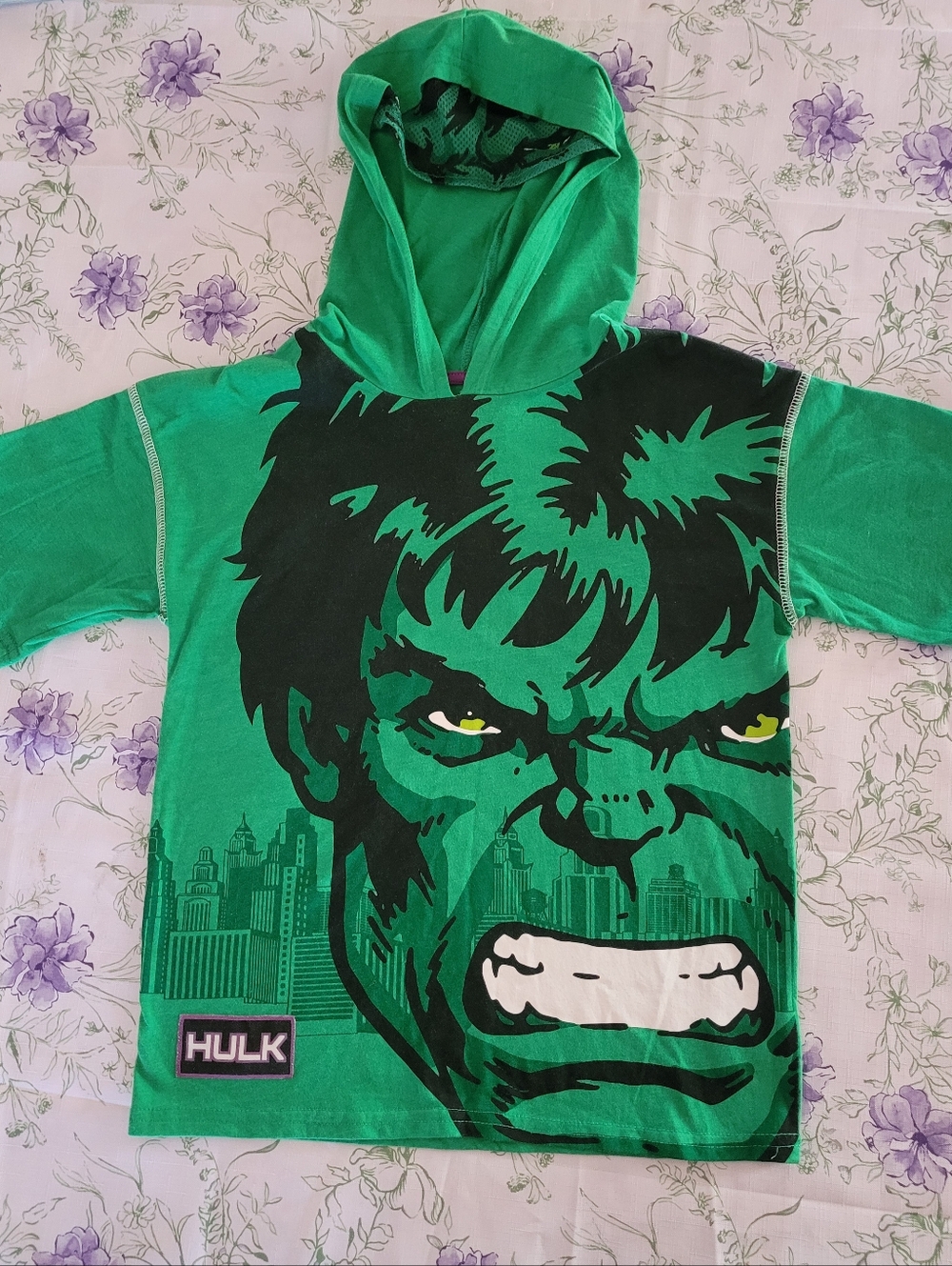 Marvel Kids Hulk Hooded T Shirt